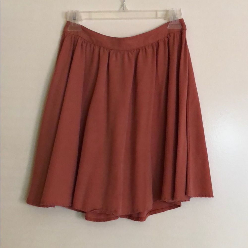 Size small, rose colored skirt..
